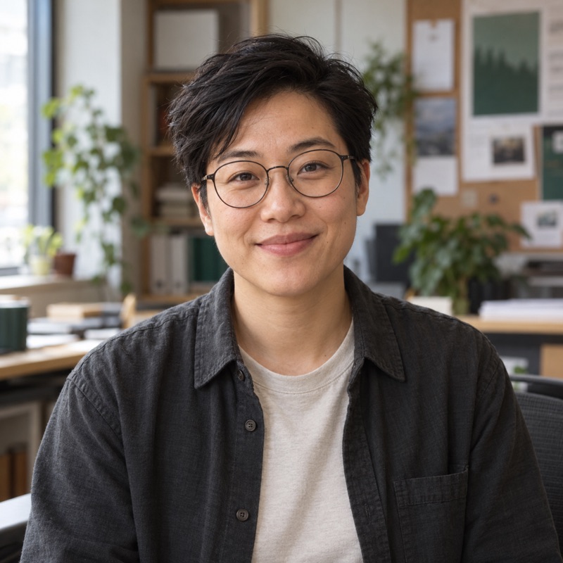 Avery Chen, fictional Cedar Harbor staff member.
